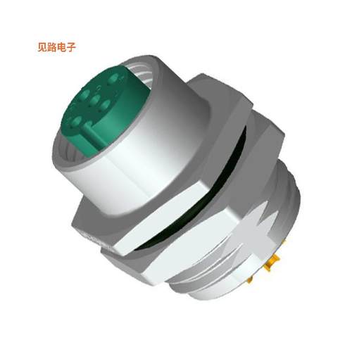 M12A-04PFFS-SH8001 -[全新CONN RCPT FMALE 4P GOLD SLDR CUP]