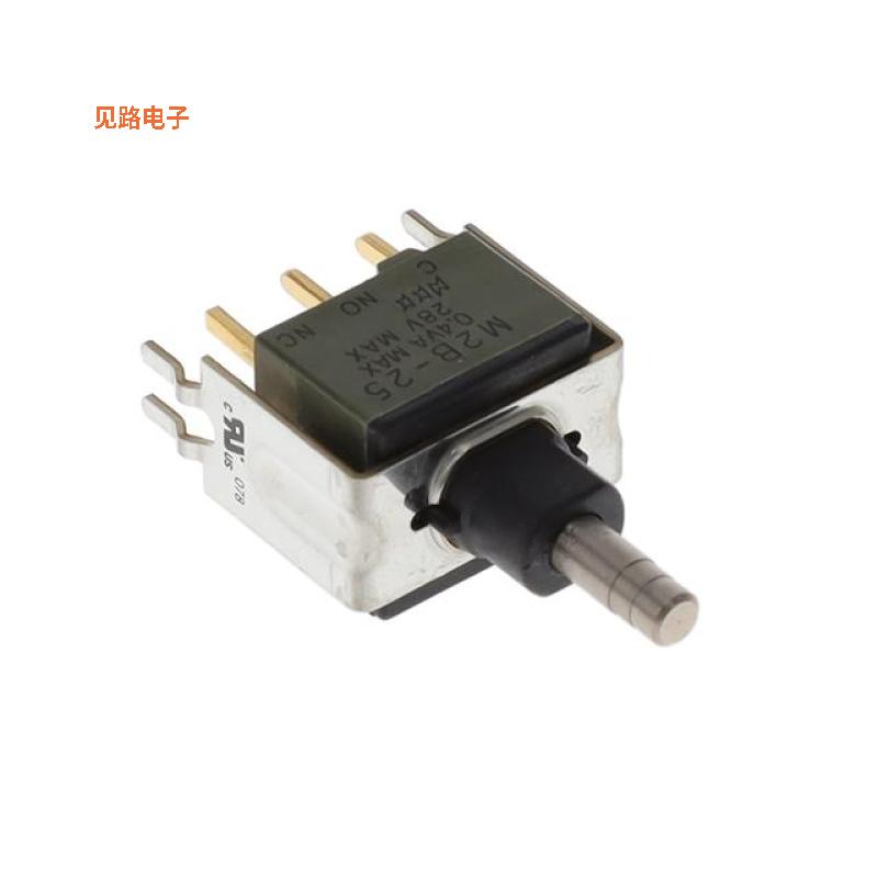 M2B25AA5G13/CUL -原装[SWITCH PUSHBUTTON DPDT 0.4VA 28V通孔