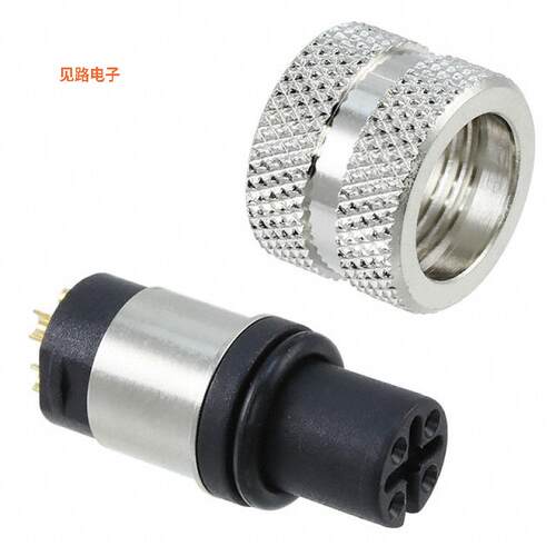 858-004-203RLS4 -[全新CONN PLUG FMALE 4P GOLD SLDR CUP]