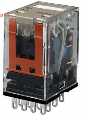 MY4Z DC24 (S) -原装[RELAY GEN PURPOSE 4PDT 3A 24V可插