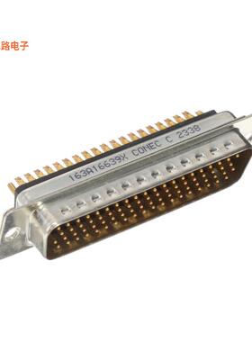 163A16639X -原装[CONN D-SUB HD PLG 78POS SLDR CUP
