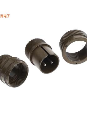 MS3106A18-5P -原装[MIL-5015 MS/AC THREADED PLUG插头，公引脚