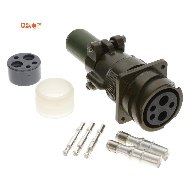 CA3100E24-12S-B-F80 -原装[CONN RCPT W/SKT 5POS插座，母型插口