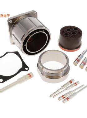 CL90558FS44413P -[全新CONN PLUG MALE 8POS GOLD CRIMP]