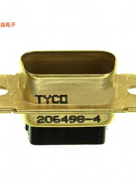 206498-4 -原装[CONN D-SUB HD HOUSING PLUG 15POSD-Sub，高密度