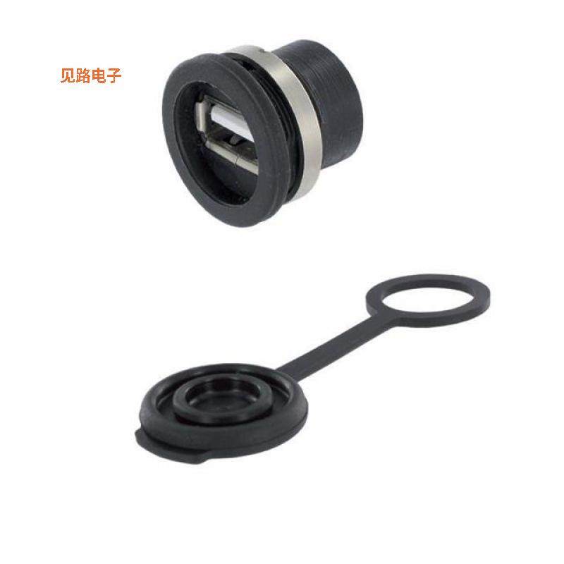 1310-1001-01 -[全新M16 PANEL CONNECTOR USB-A 2.0 +]