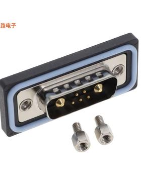 627-W7W-220-012 -[全新CONN D-SUB PLG 7POS PNL MNT SLDR]