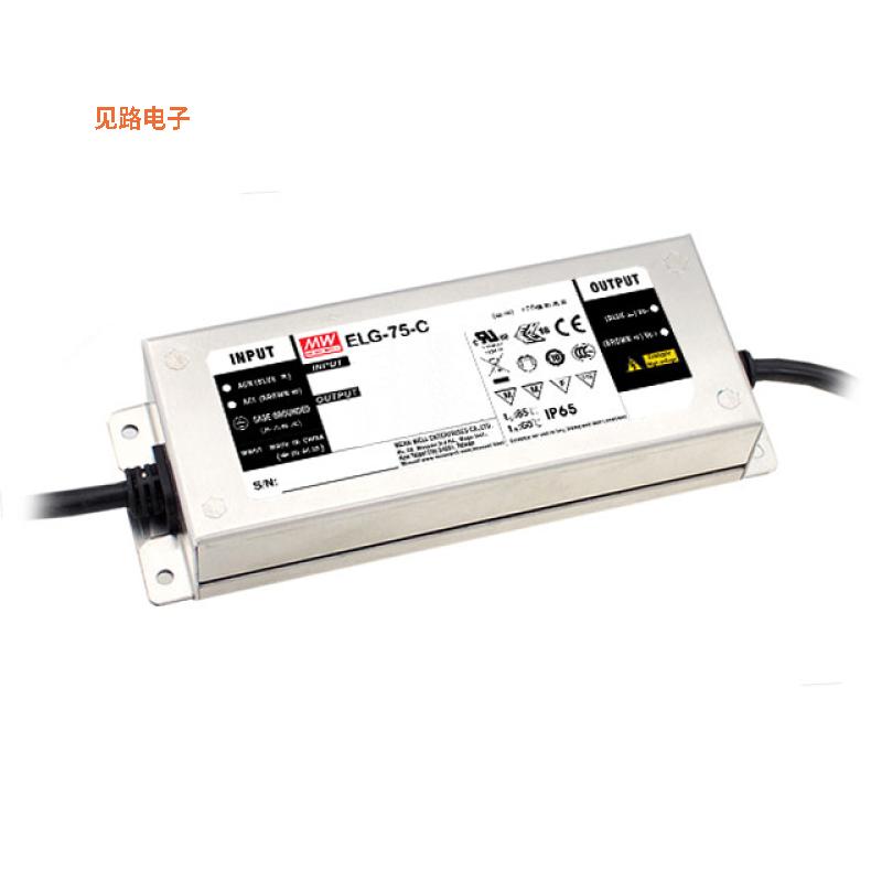 ELG-75-C350B -正品[LED DRVR CC AC/DC 107-214V 350MA未验证