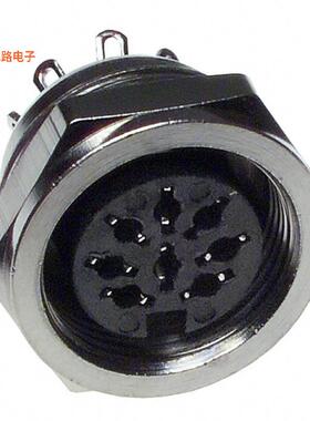 SD-80LS -原装[CONN RCPT FMALE DIN 8P SOLDER插座，母型插口