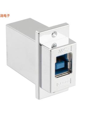 ECF504-3BA-S -[全新USB 3.0 COUPLER PANEL MOUNT B-F]