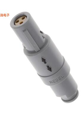 PAH.N0.3GL.LC65GZ -[全新CONN PLUG FMALE 3P GOLD SLDR CUP]