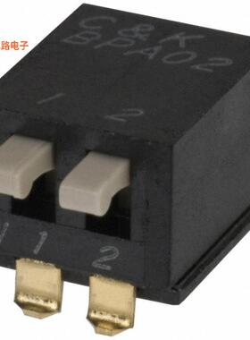 BPA02SB -原装[SWITCH PIANO DIP SPST 0.1A 5VSPST