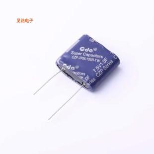 7R5L105R 7.5V1.0F CZP P=13.5mm 原装 超级电容器插件
