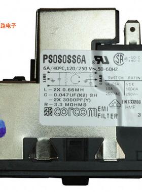 PS0S0SS6A -原装[PWR ENT MOD RCPT IEC320-C14 PNLIEC 320-C14