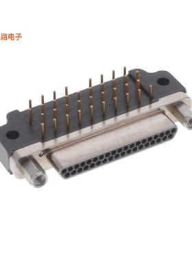 MDLM-37PCBRP-F222 -[全新CONN MICRO-D PLUG 37POS R/A SLDR]