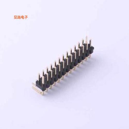 X6521WR-2x13H-C60D30 -[高镀金 抗氧化弯插,P=2.54mm排针