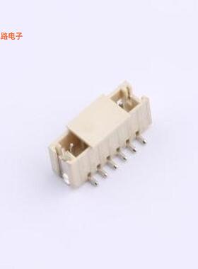 HCZZ0068-6 -原装[针座ZH1.5-6P 立贴加盖编带线对板针座