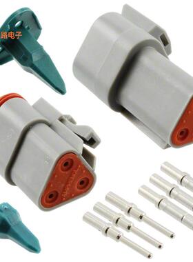 AT3PS-CKIT -原装[CONN PLUG&RCPT 3P CRIMP 16-18AWG插头和插座