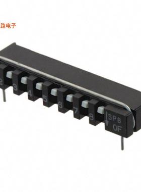 SPA08AB -原装[SWITCH SLIDE DIP SPST 0.01A 20VSPST