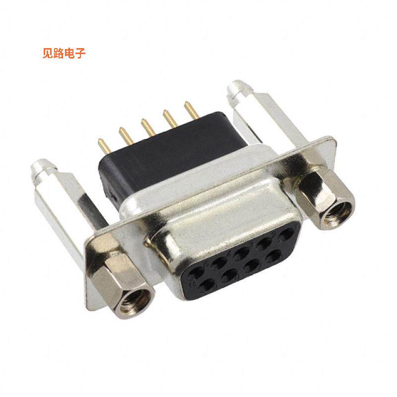 DE09-SE-1-BL-JS -原装[CONN D-SUB RCPT 9POS VERT SOLDERD-Sub