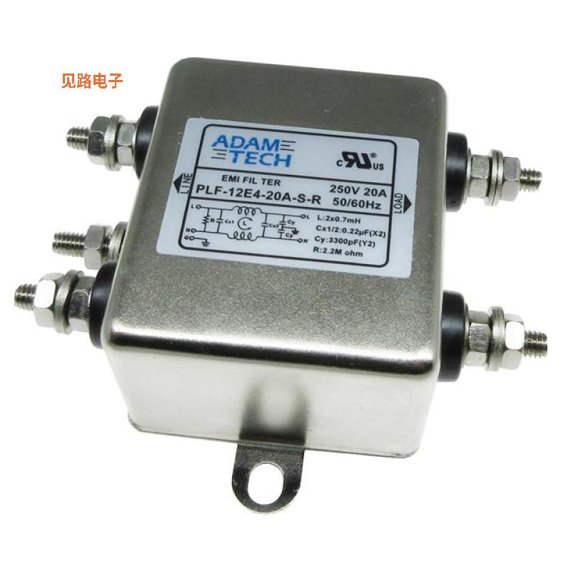 PLF-12E4-20A-S-R -原装[LINE FILTER 115V/250VAC 20A CHAS单相