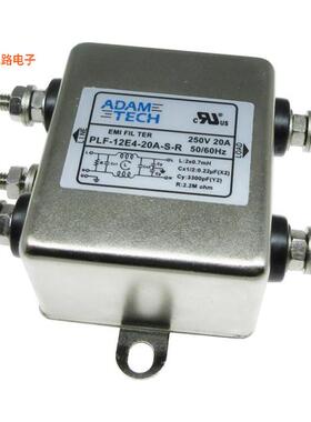 PLF-12E4-20A-S-R -原装[LINE FILTER 115V/250VAC 20A CHAS单相
