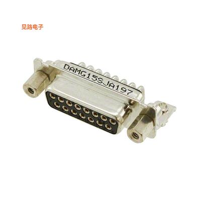 DAMG-15S-J-A197 -原装[CONN D-SUB RCPT 15POS R/A SOLDERD-Sub