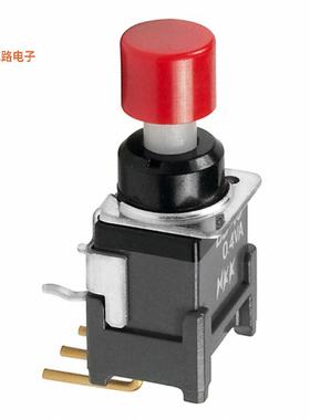 BB15AH-FC -原装[SWITCH PUSH SPDT 0.4VA 28V通孔，直角
