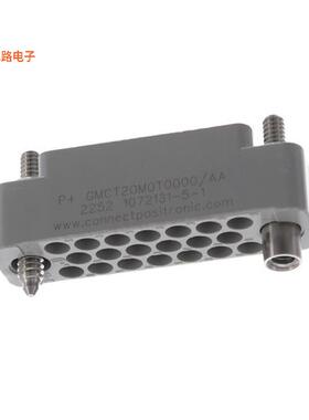 GMCT20M0T0000/AA -原装[HEAVY-DUTY RECTANGULAR公触点体座