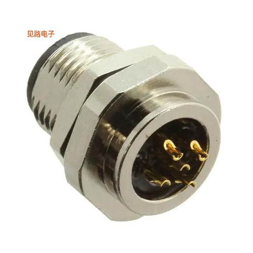 859-005-10SR004 -[全新M12 5P A-CODE MALE PANEL SC SS S]