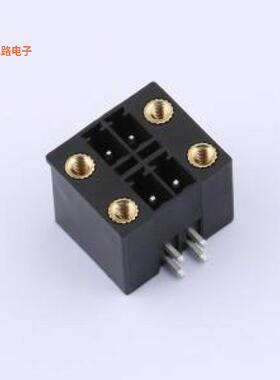 DB2ERHBM-3.5-2*2P-BK -[原装插拔式接线弯插,P=3.5mm