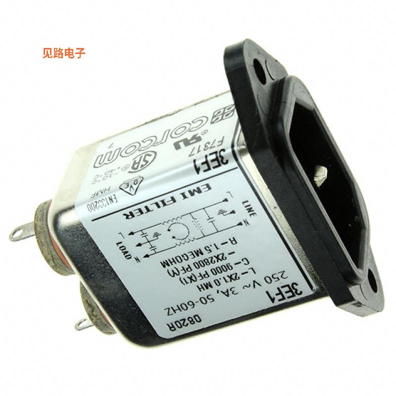 6609014-5 -原装[PWR ENT RCPT IEC320-C14 PANEL QCIEC 320-C14