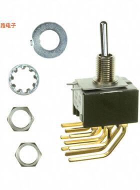 M2032SS1G30 -原装[SWITCH TOGGLE 3PDT 0.4VA 28V通孔，直角
