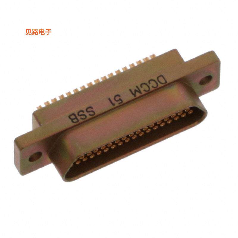 DCCM51SSB -原装[CONN MICRO-D RCPT 51POS PNL MNTD 型，微型 D