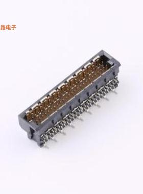 374722-E -[原装50-PIN, RIGHT ANGLE, SMT/THR插件