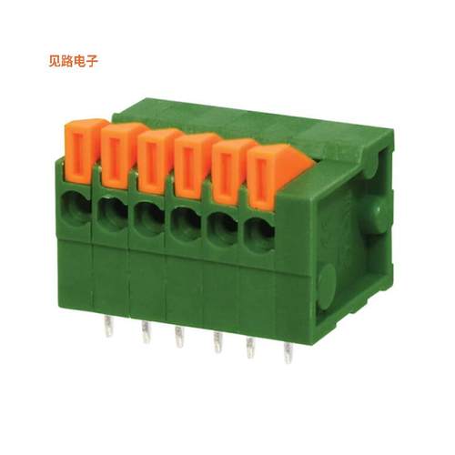 TBL003-254-06GR-2OR -[全新TERMINAL BLOCK, SCREWLESS, 2.54,]