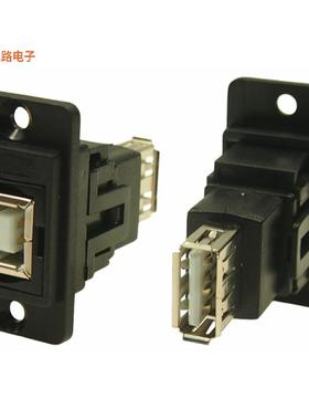 CP30707N -[全新DUALSLIM USB2.0 B-A BLACK PLASTI]