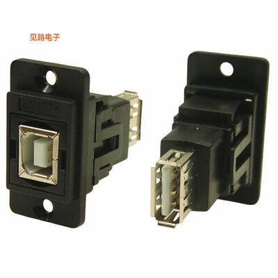 CP30707N -[全新DUALSLIM USB2.0 B-A BLACK PLASTI]