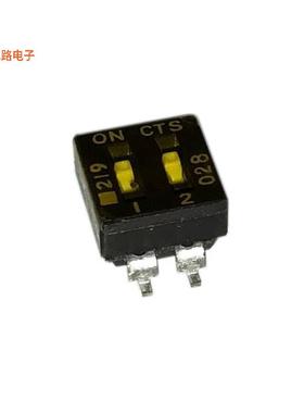 219-2LPST -原装[SWITCH SLIDE DIP SPST 0.1A 20VSPST