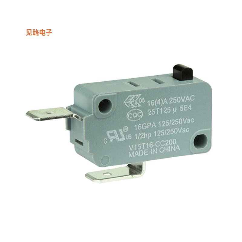 V15T16-CC200 -原装[SWITCH SNAP ACT SPST-NC 16A 250VSPST-NC