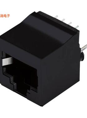 CRJ040-5-TH -原装[RJ JACK, 1 PORT, 8P8C, 50U, UNSH插孔