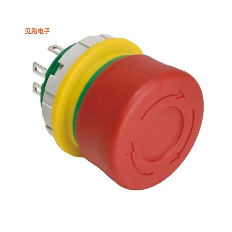 XW1E-BV3SG12TR -[全新22MM SB  1NO/2NC TAB RED]