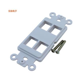 全新Wallplate Wht DEC Keystone Decora