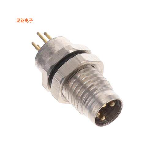 ALBKM08-RM8BR4-S0 -[全新BULKHEAD CONN. M8 FRONT MT. 4-PO]
