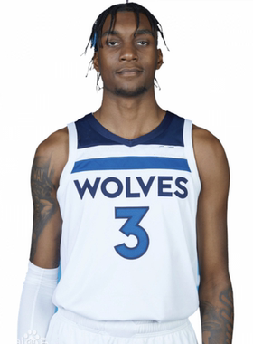 麦克丹尼尔斯3号球衣城市版宽松男背心McDaniels篮球服球裤短裤