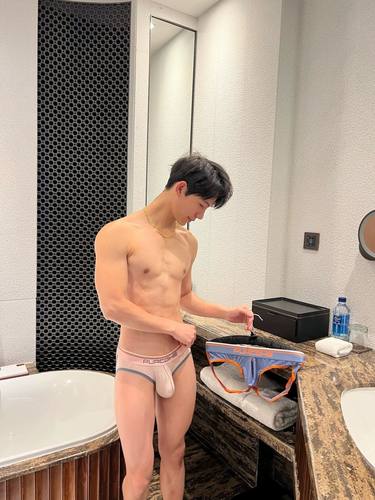 男士冰丝双丁内裤透气透明纯色U凸性感大囊袋弹力提臀低腰丁字裤