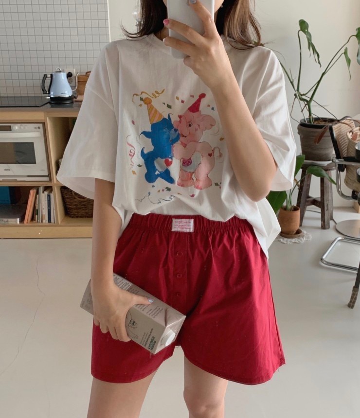 Short sleeve T-shirt casual shorts suit
