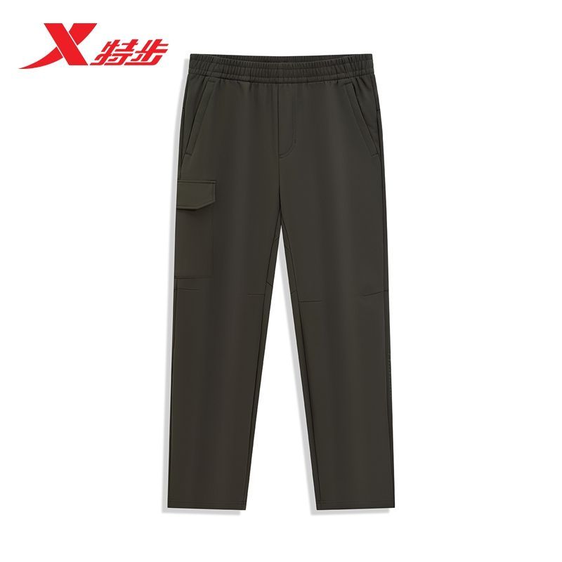 特步男裤运动裤2025冬季新款