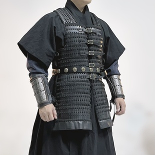 [百守卫] 明制对襟 半身甲 马甲 甲胄 细铁札甲 传统甲