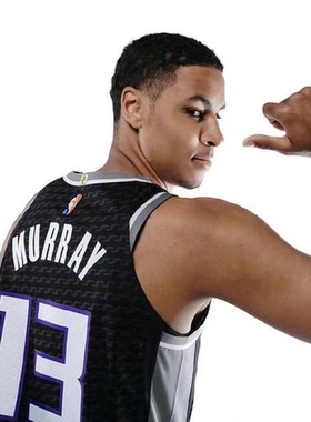 美版 国王队基根默里13号球衣城市版Murray篮球服SW热压球迷版